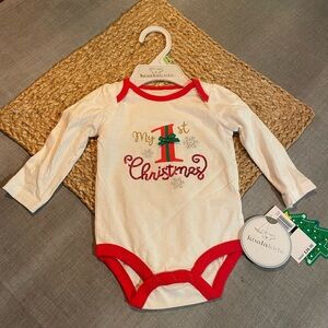 NWT long sleeve onesie “My 1st Christmas”